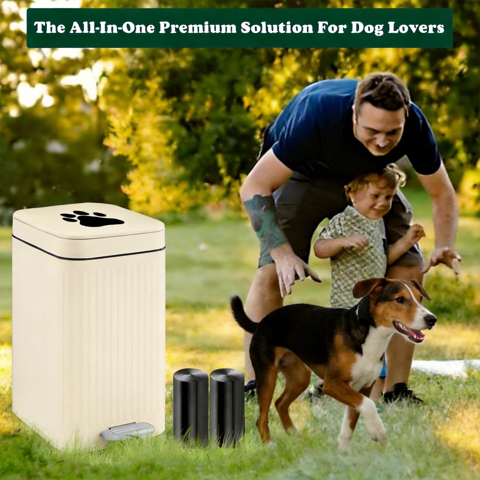 Kopuncare includes 40 bags for quick cleanup after walks