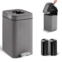 Kopuncare outdoor dog poop trash can with lid keeps yard clean and odor-controlled.