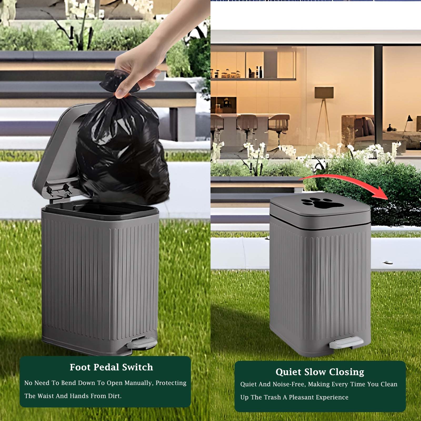 Kopuncare weather-resistant dog poop bin for outdoor use.