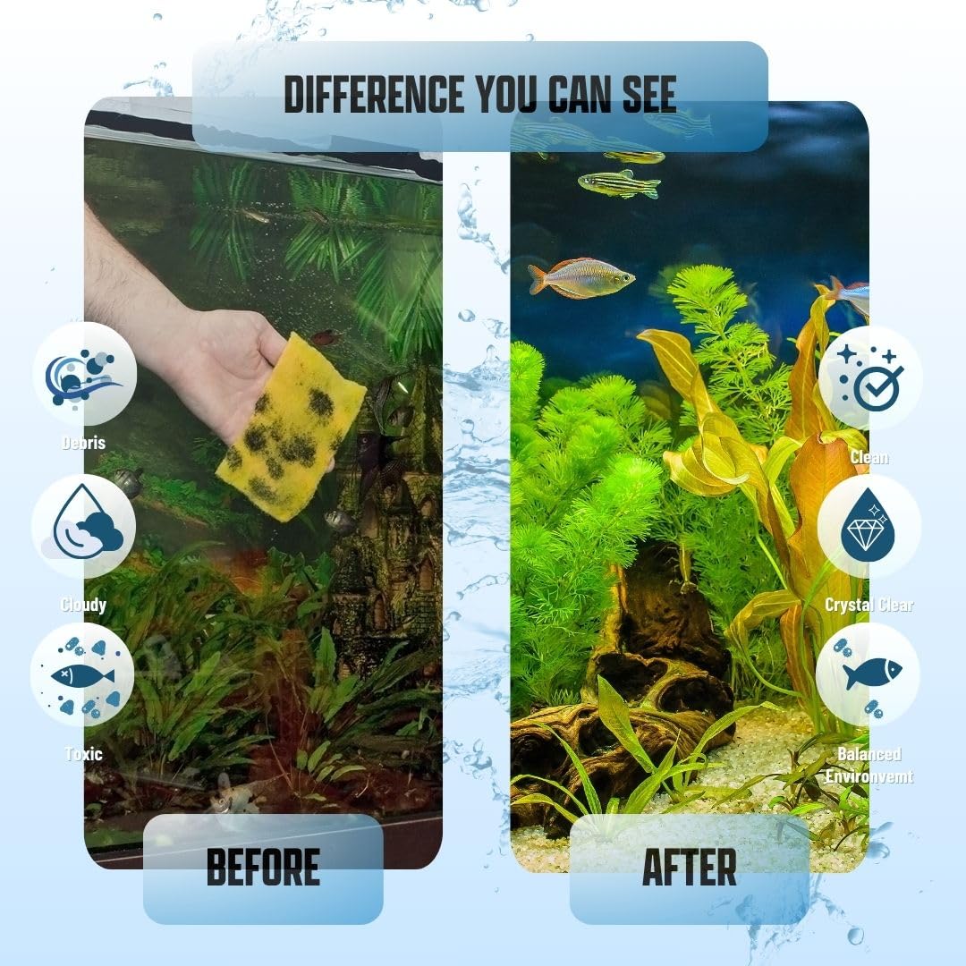 Koral Filters saltwater use pad in reef tank helping balance water
