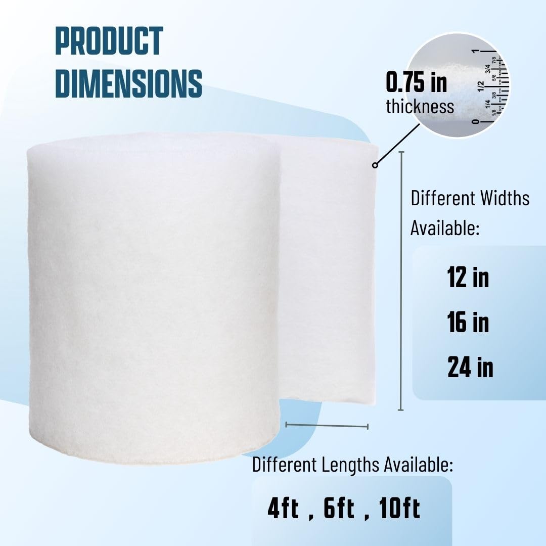 Koral Filters easy cut to fit aquarium pad for tailored filtration.