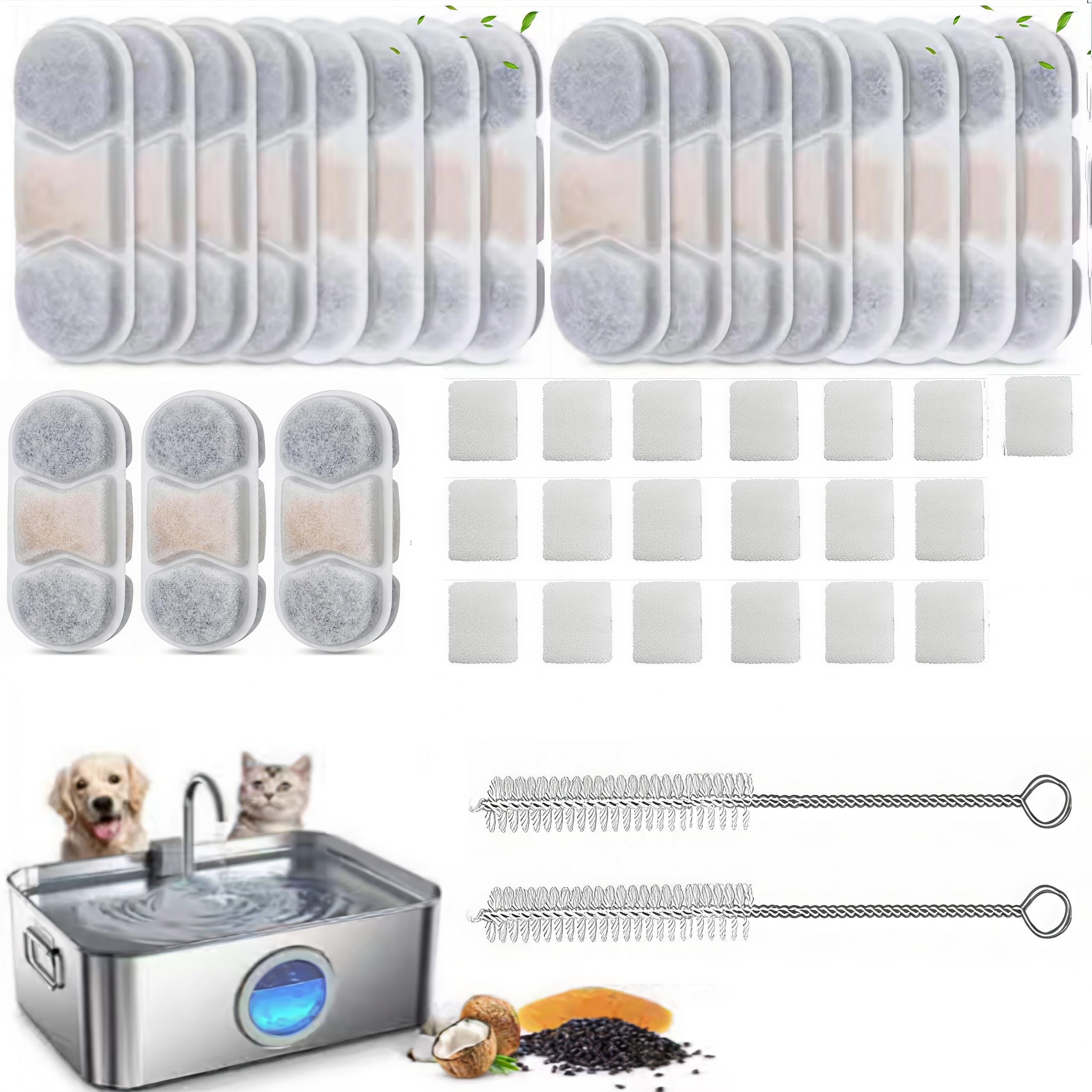Kospetsin Zuqqony 12L fountain filter cartridge for clean drinking water.