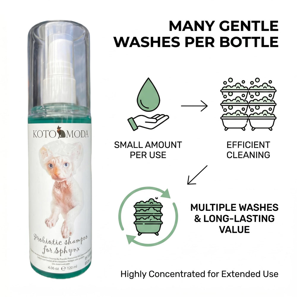 Kotomoda probiotic shampoo suitable for kittens from eight weeks