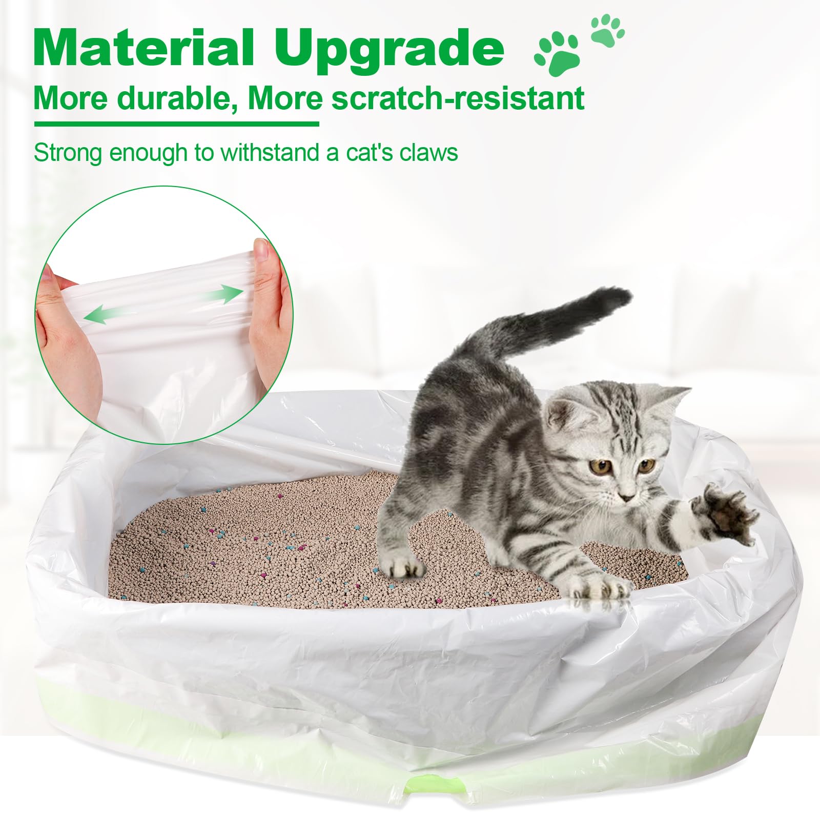 Kovevo leak-proof seams prevent spills when lifting a full bag.