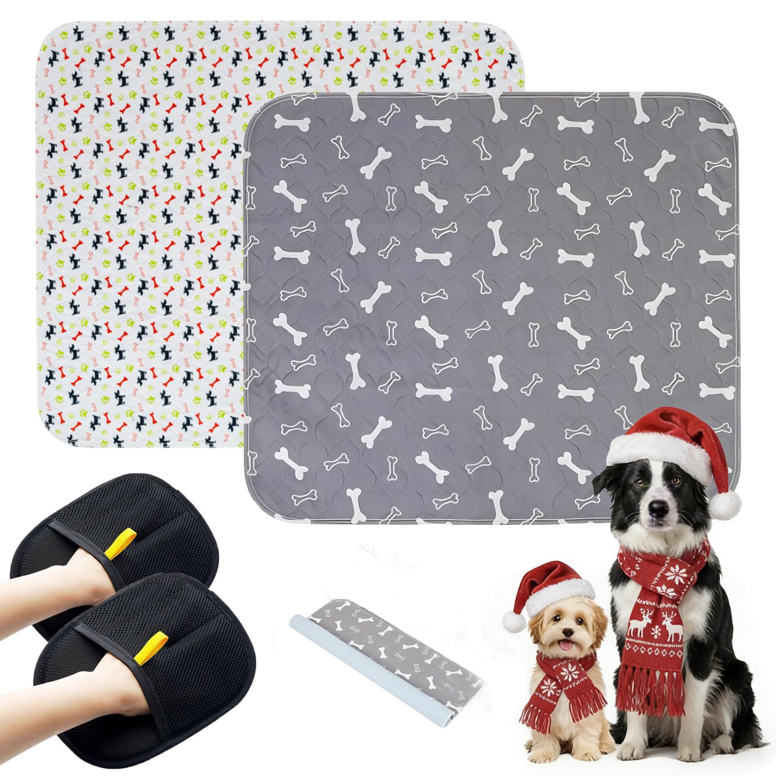 kovziorx 2PC puppy pee pads with pheromones packaging, portable training solution for homes and travel