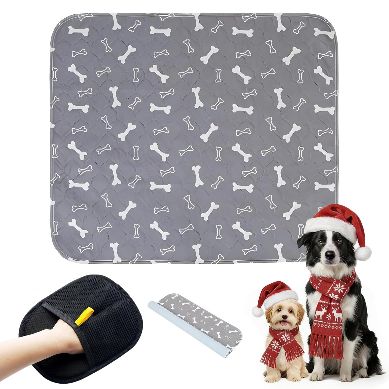 kovziorx puppy pad pheromone pack-shot shows reusable training solution.