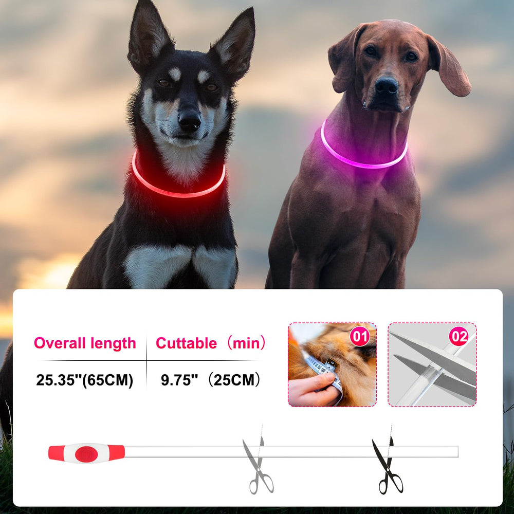 Kpuplol adjustable dog collar size easily fits different neck sizes