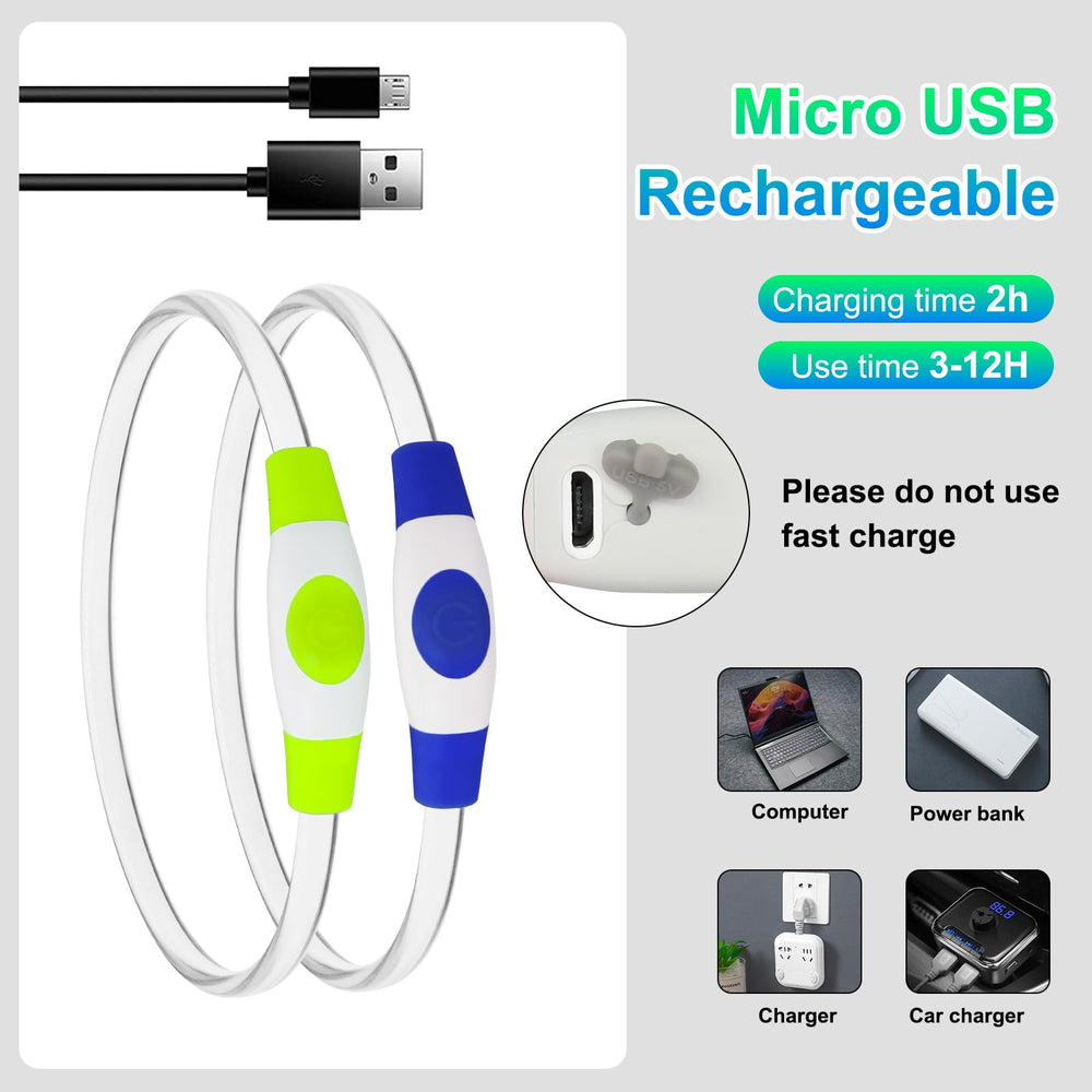 Kpuplol USB rechargeable dog collar powers quickly for long evening walks