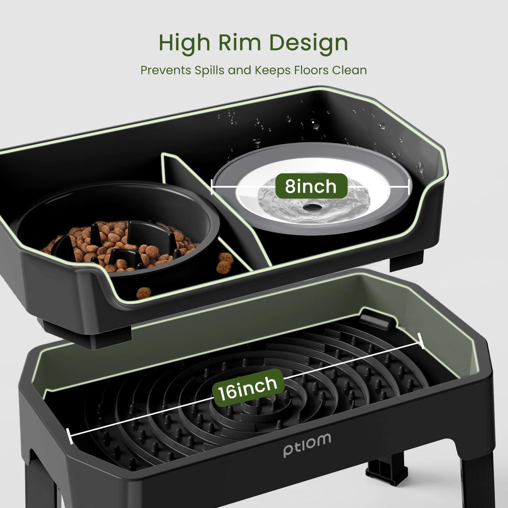 KPWACD anti-slip mat keeps the stand steady during meals.