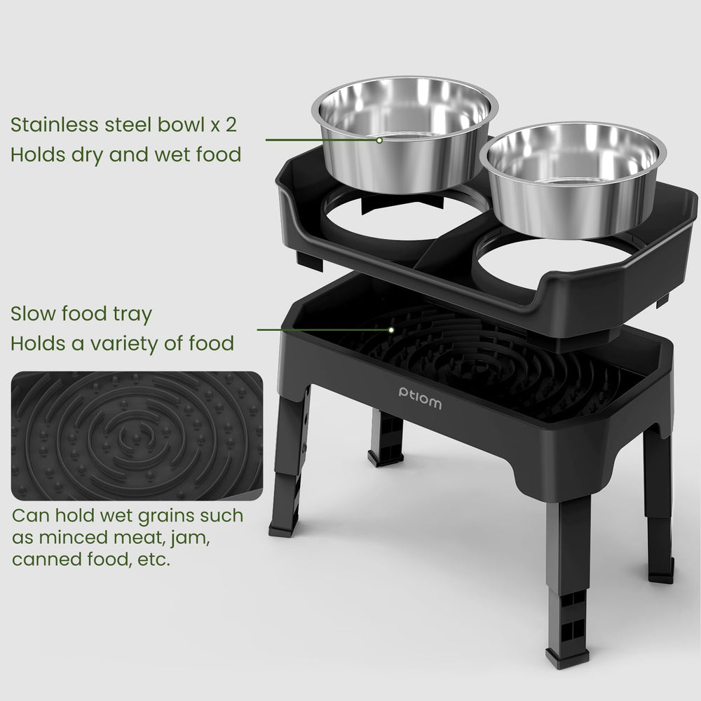 KPWACD lick plate slow feeder promotes deliberate eating.