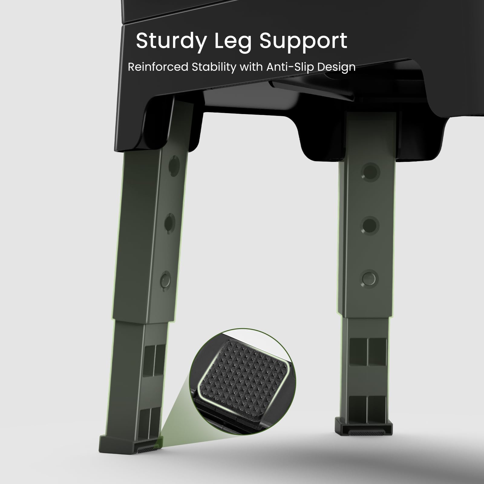 KPWACD non-slip legs ensure stable meals for active dogs.