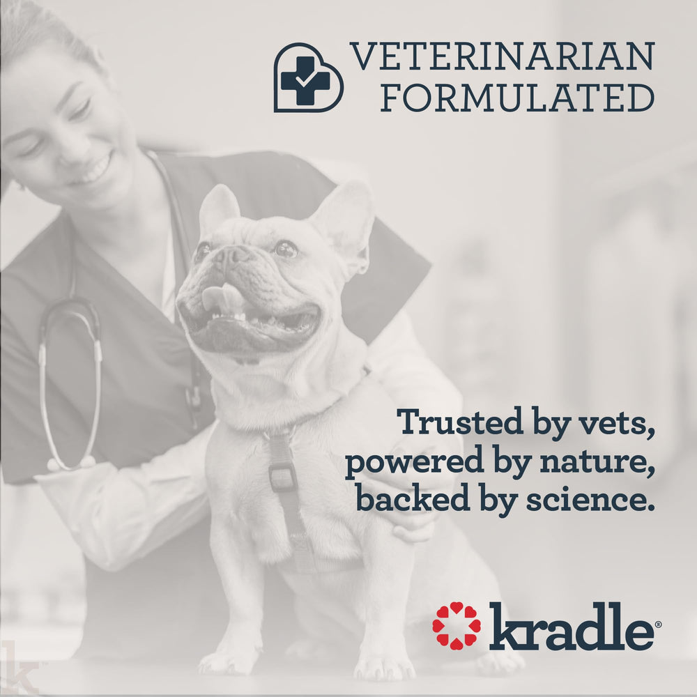 Kradle Calming Chews ingredients include ashwagandha and chamomile for calm