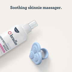 Kradle Skin Recovery Spray label detail highlights BotaniTek blend.
