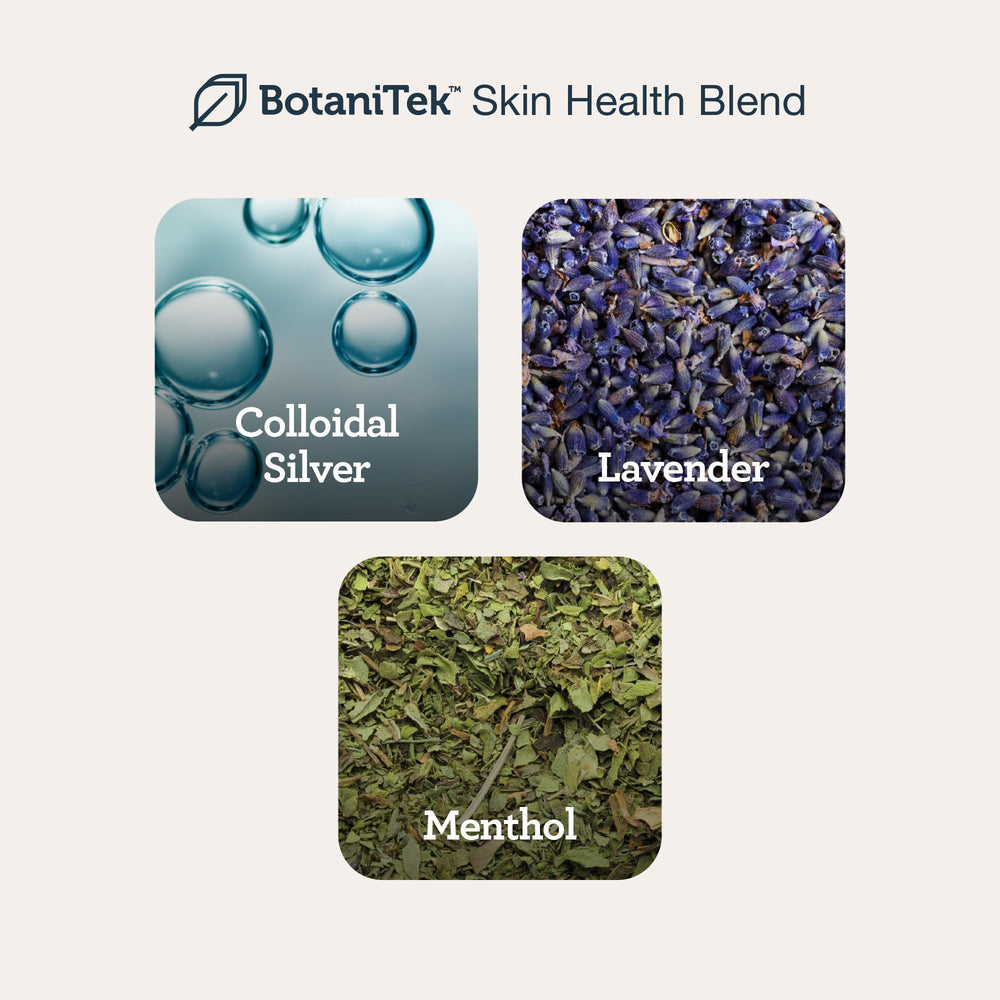 Kradle Skin Recovery Spray menthol-mist provides cooling sensation.