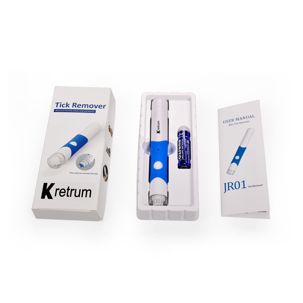 Kretrum Tick Removal Tool Pen two modes emphasized for brushing options