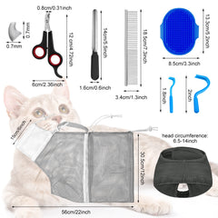 Kritkin pet-grooming-brush provides gentle massage during bath