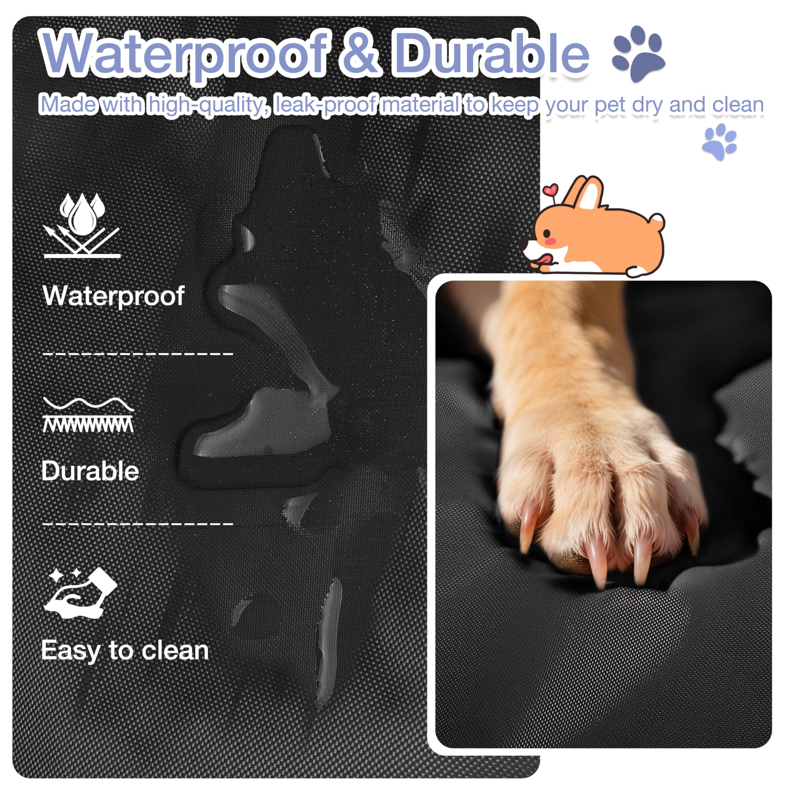 Kritter Planet camping dog bed supports pets during outdoor adventures