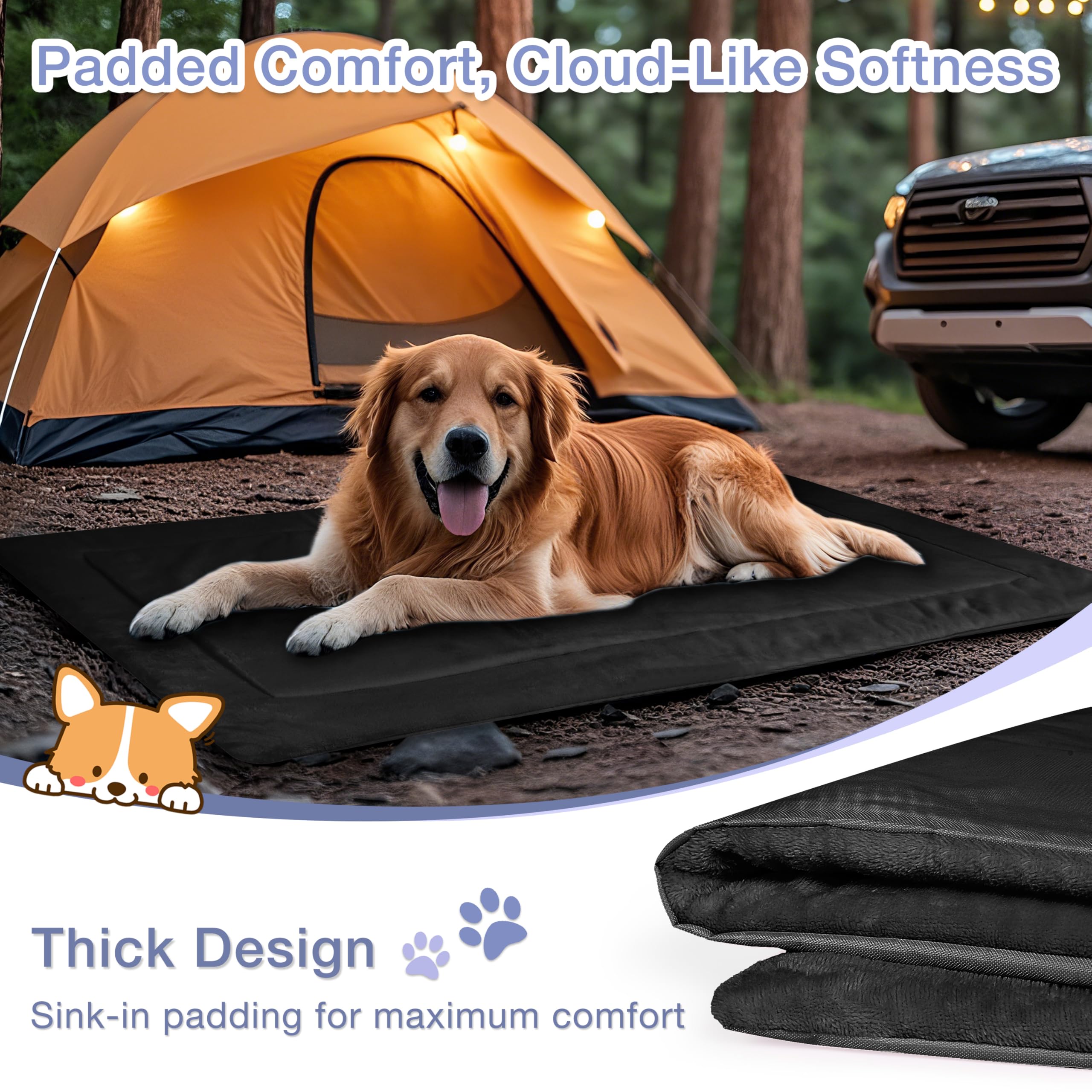 Kritter Planet soft flannel side offers cozy warmth indoors