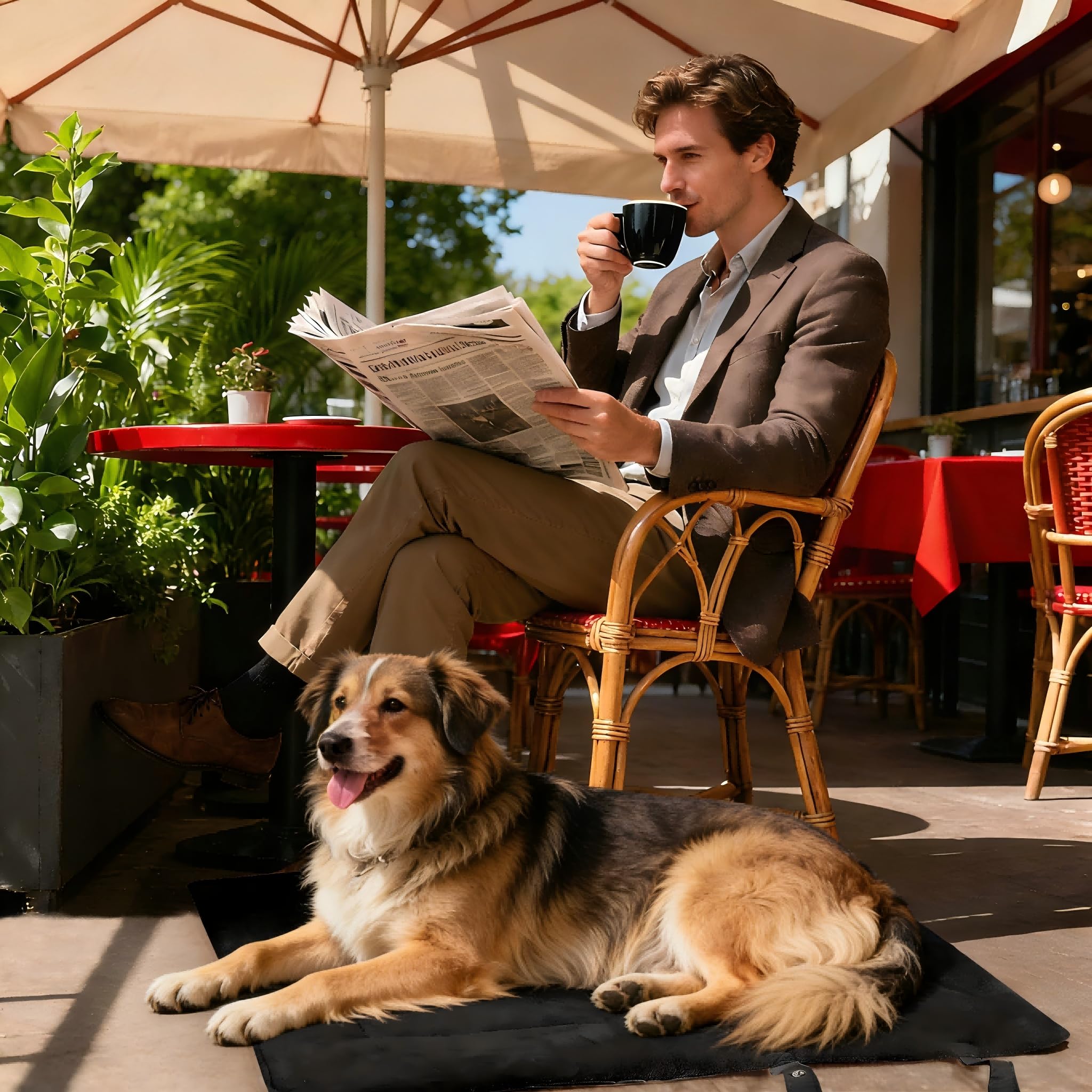 Kritter Planet travel dog mat is lightweight and easy to carry