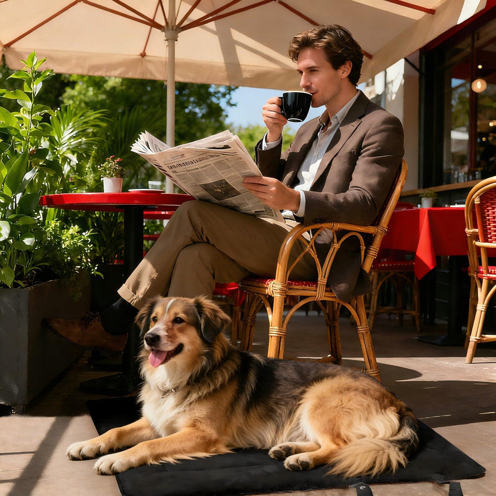 Kritter Planet travel dog mat is lightweight and easy to carry