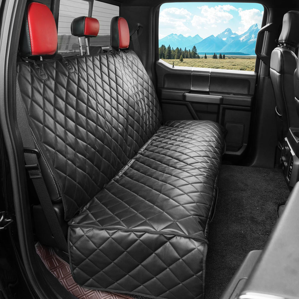 KritterKorner dog seat cover backseat waterproof guards upholstery during muddy trips