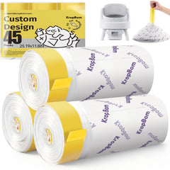 KropBom auto-scooper liner demonstrates box-fit with PetPivot for clean scooping.