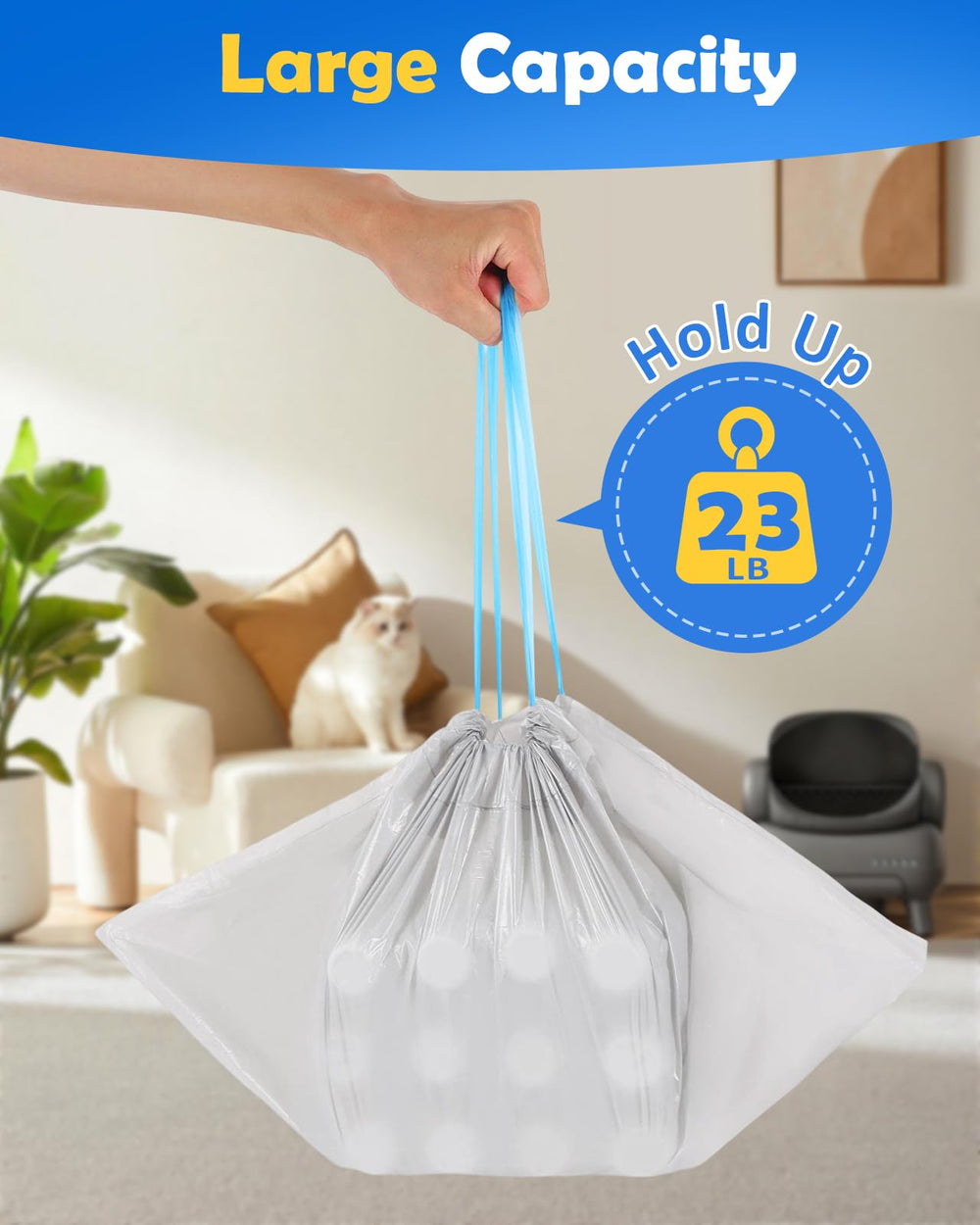 KropBom Autoscooper 11/12 compatible liner highlighted for easy waste removal.