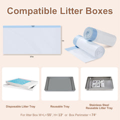 KropBom drawstring closure simplifies liner removal.