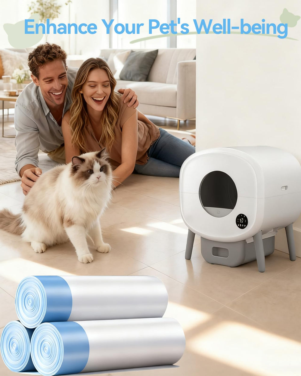 KropBom easy-to-use pack for busy cat households.