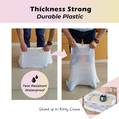 KropBom heavy-duty 2 mil liner offers extra strength for daily scooping