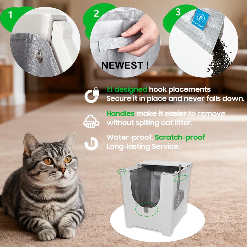 KropBom Type-F liner designed for reuse after a warm-water rinse.