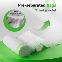 KropBom litter box robot compatible liners fit automatic waste drawers securely.