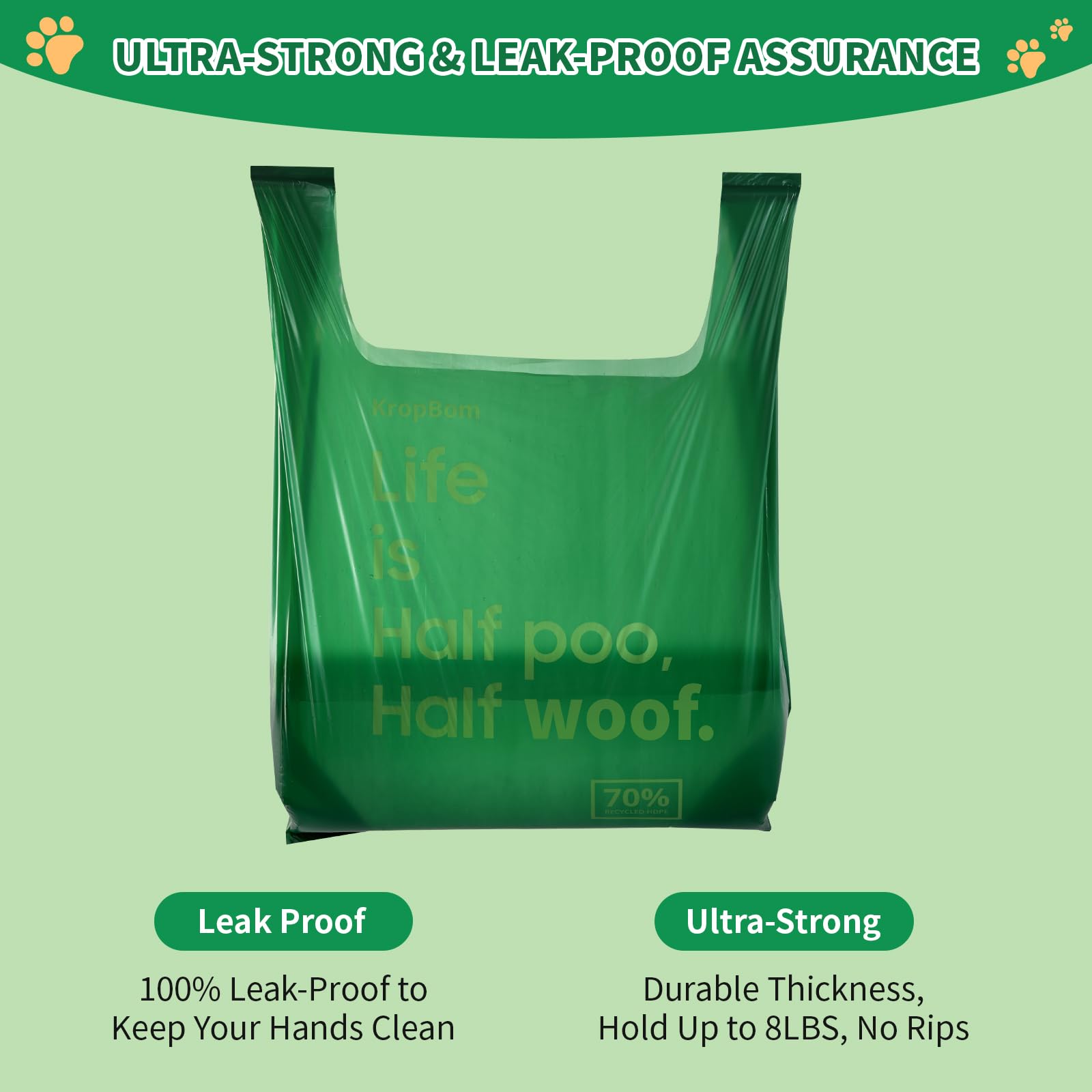 KropBom versatile bags for car cleanup, camping, and home use.