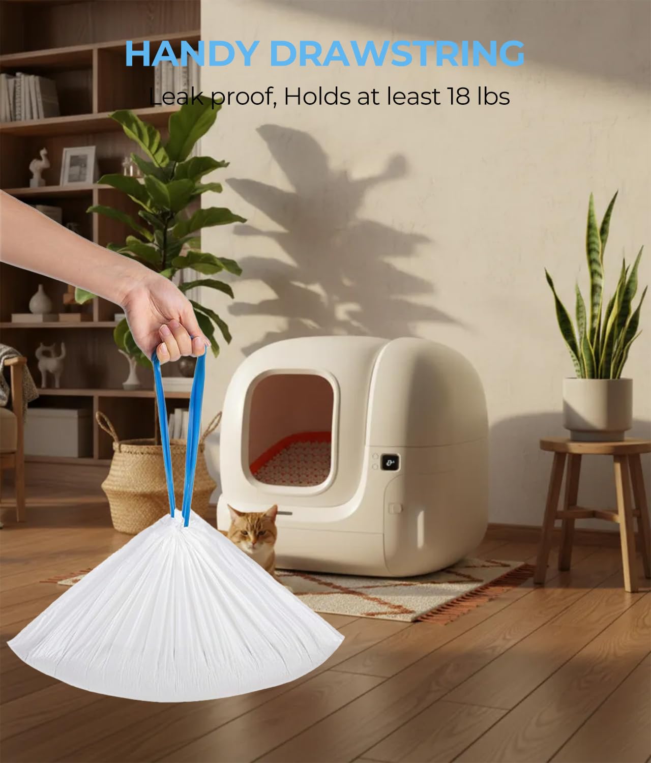 KropBom unscented odor-control bags help maintain a fresher space.