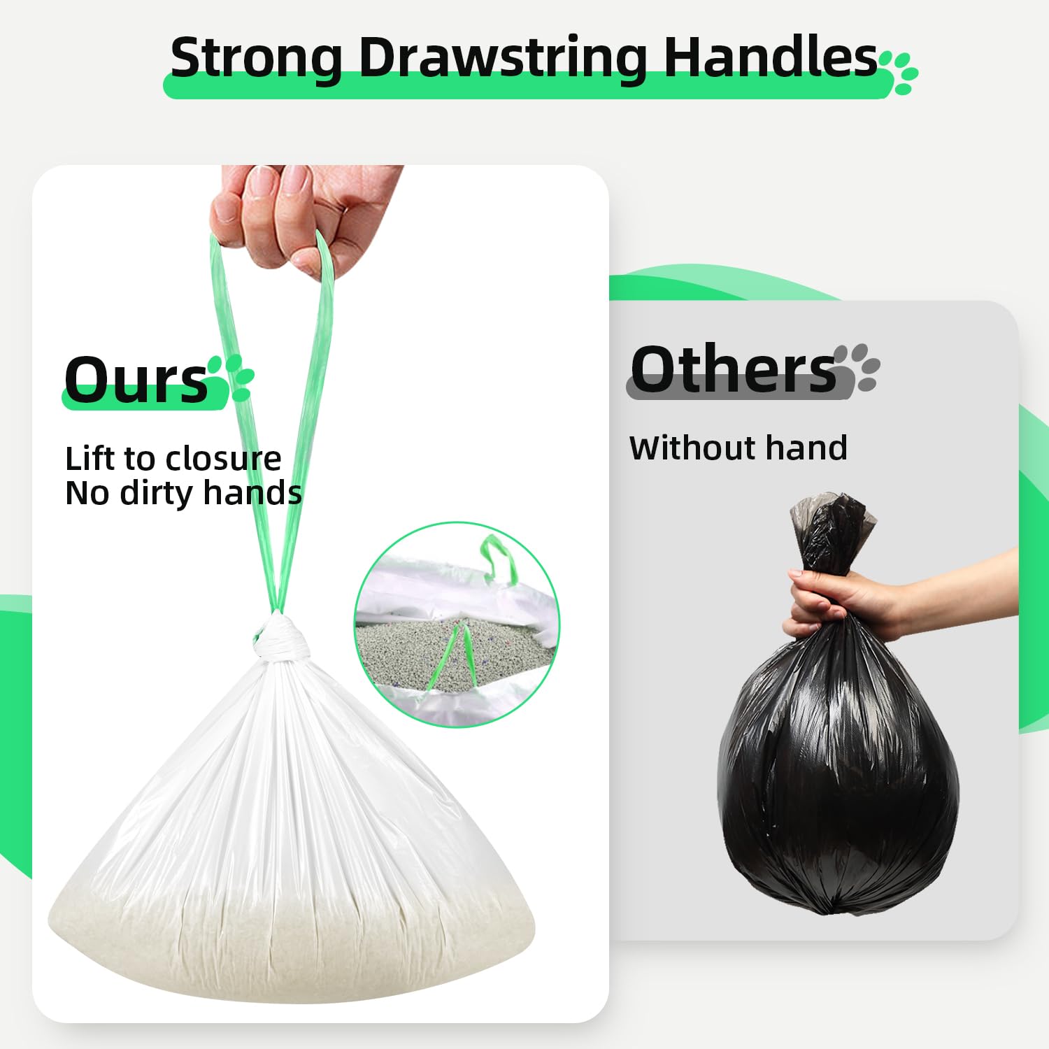 KropBom value-pack liners include 200 bags for convenient replacements.