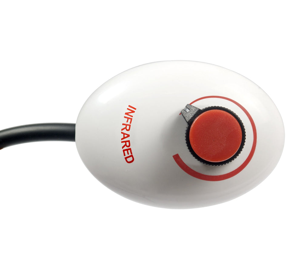  KS Choi Corp infrared lamp with adjustable gooseneck for precise positioning.