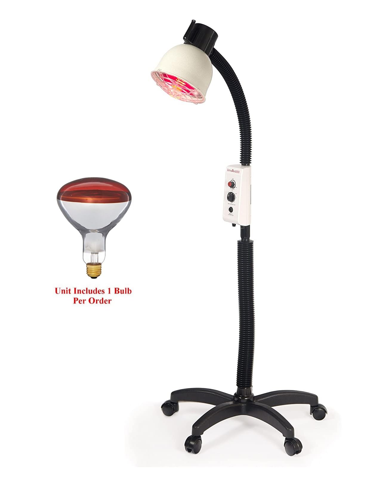  KS Choi Corp infrared lamp includes a protective cover plate shielding surfaces.