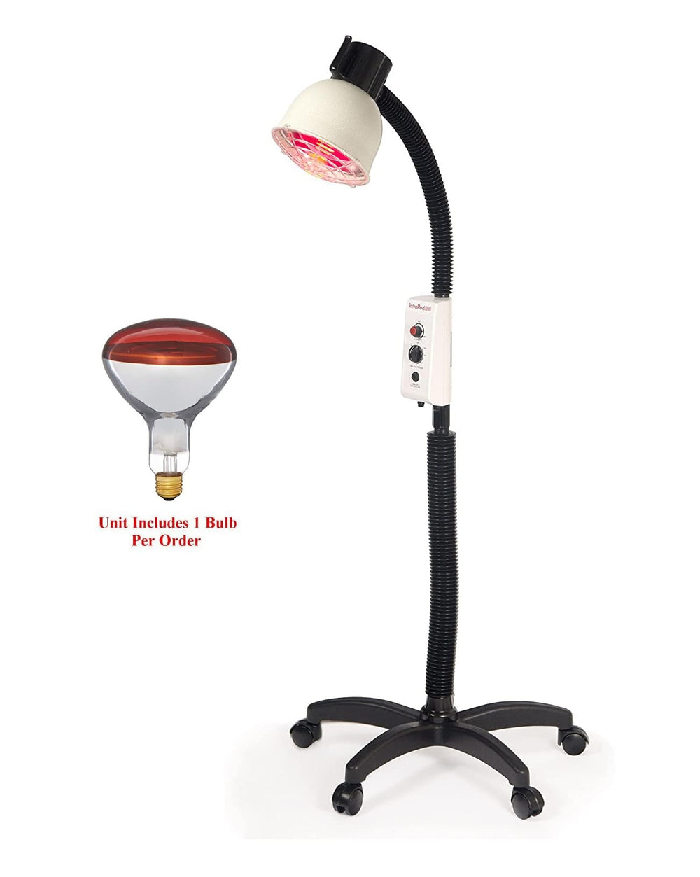  KS Choi Corp infrared lamp includes a protective cover plate shielding surfaces.