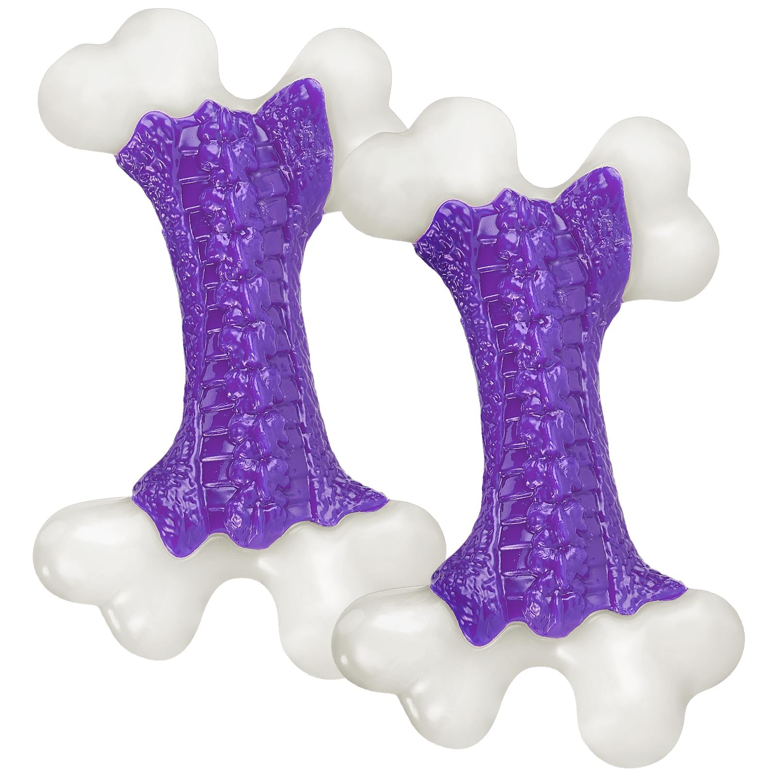 Kseroo bacon-flavored nylon bone toy for aggressive chewers, durable and tasty.