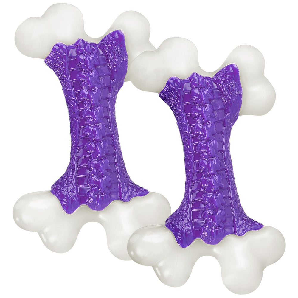 Kseroo bacon-flavored nylon bone toy for aggressive chewers, durable and tasty.