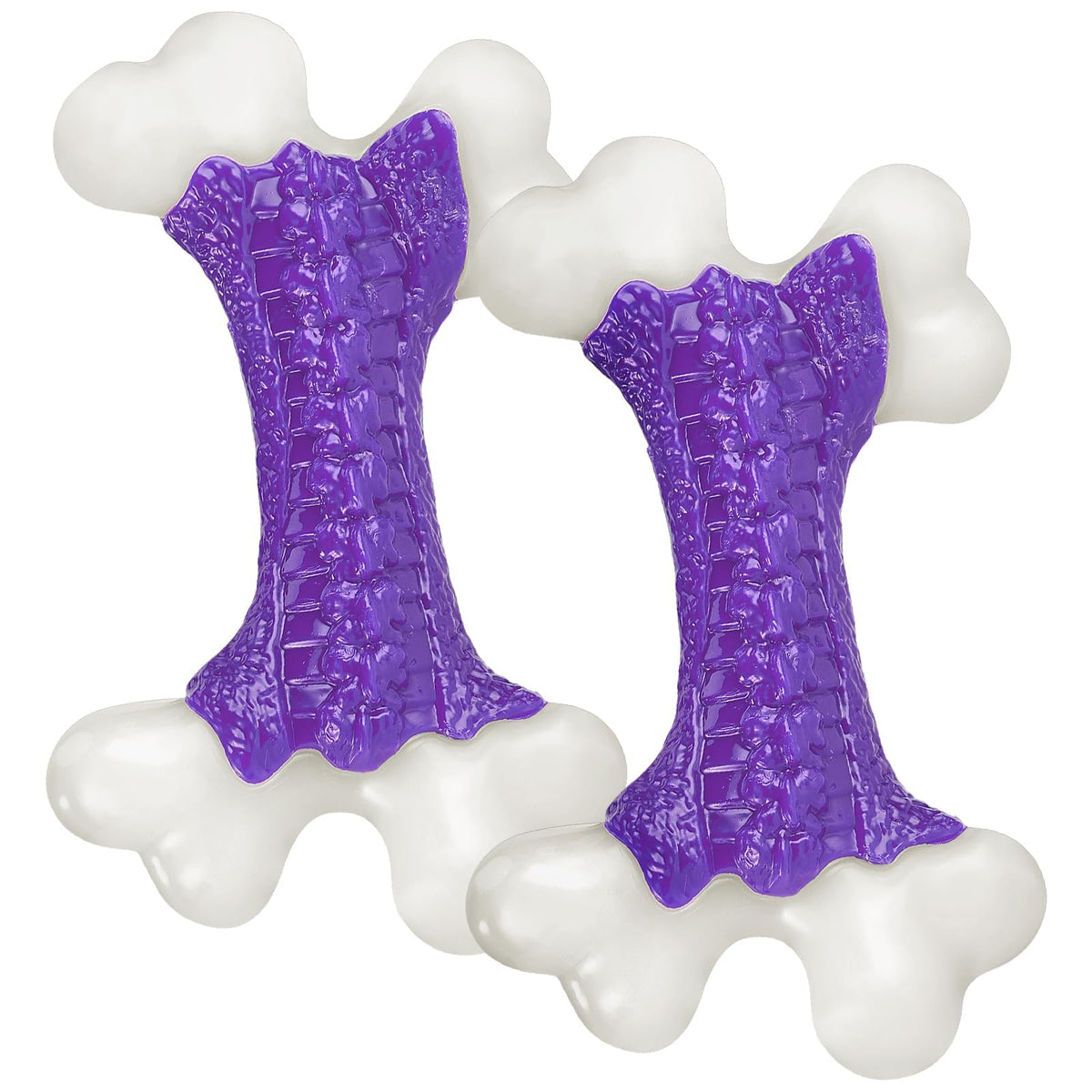 Kseroo bacon-flavored nylon bone toy for aggressive chewers, durable and tasty.