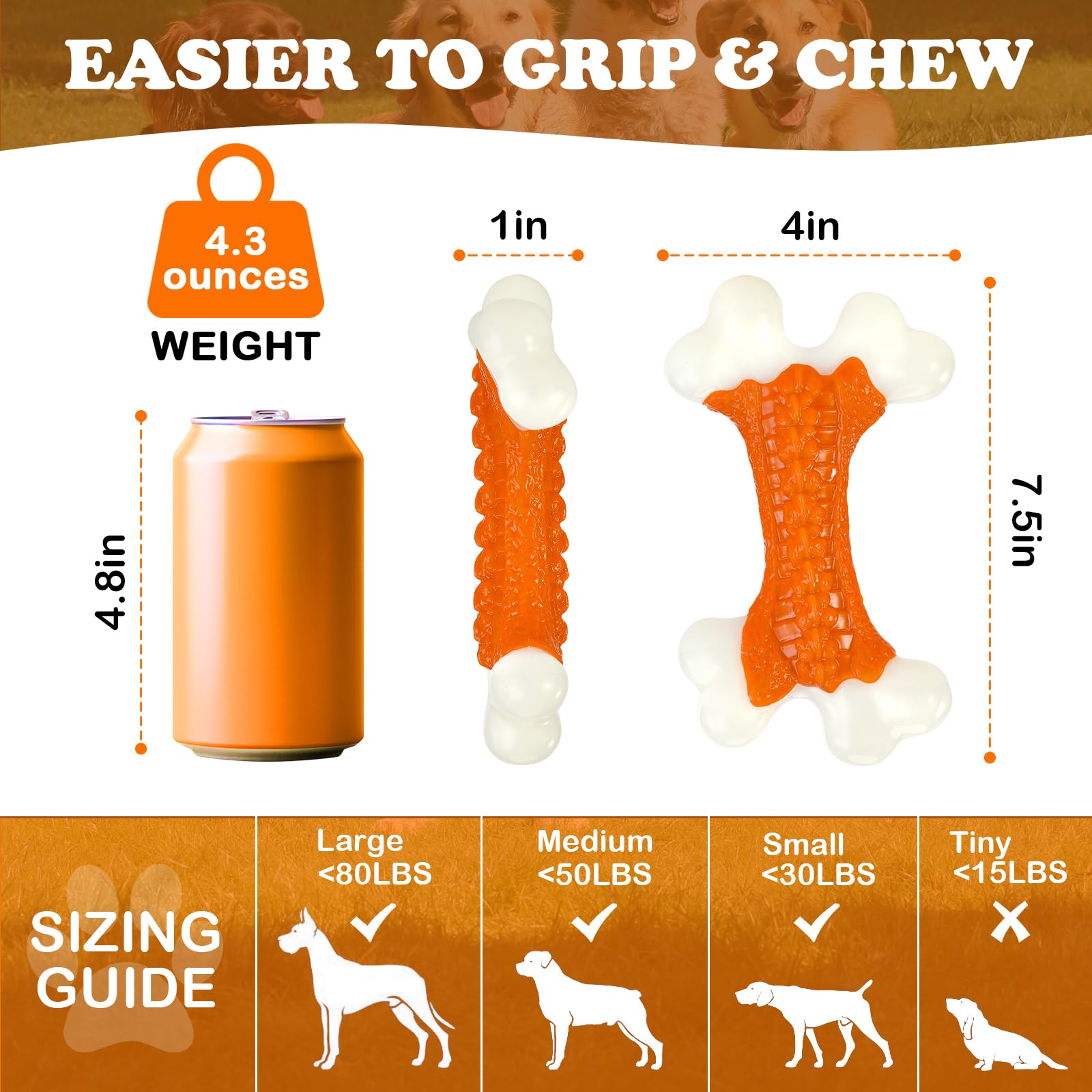 Kseroo textured chew toy with dental ridges supports teeth cleaning during chewing.