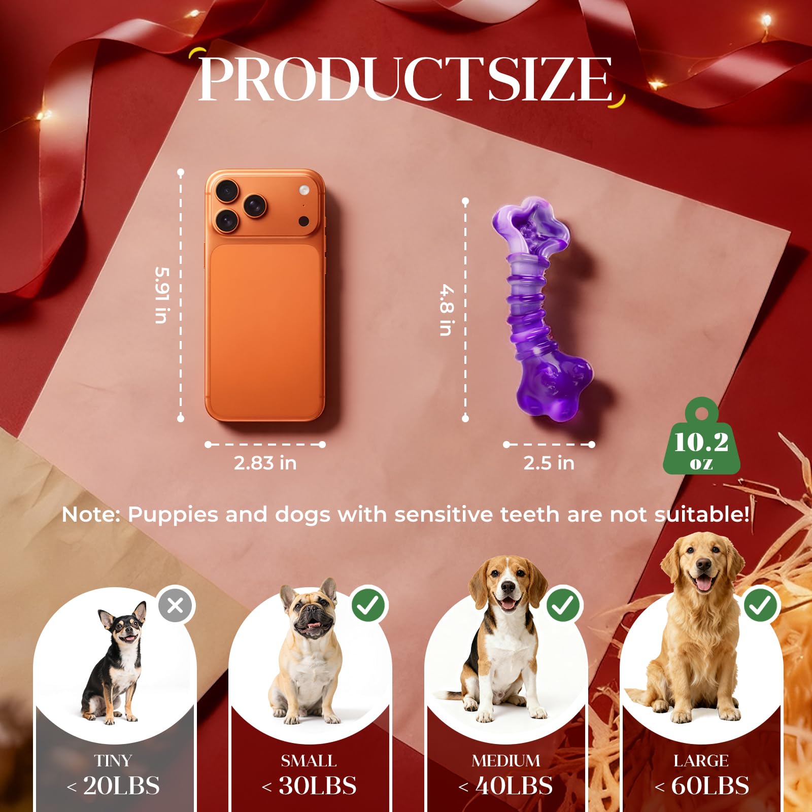 Kseroo indestructible toy colorful design engages large breed dogs in play