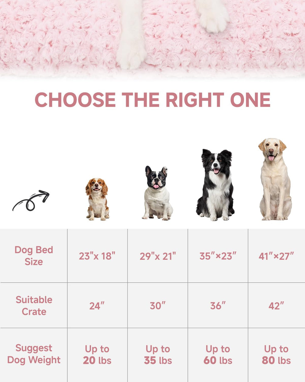 KSIIA Washable Dog Bed Deluxe travel-friendly kennel pad