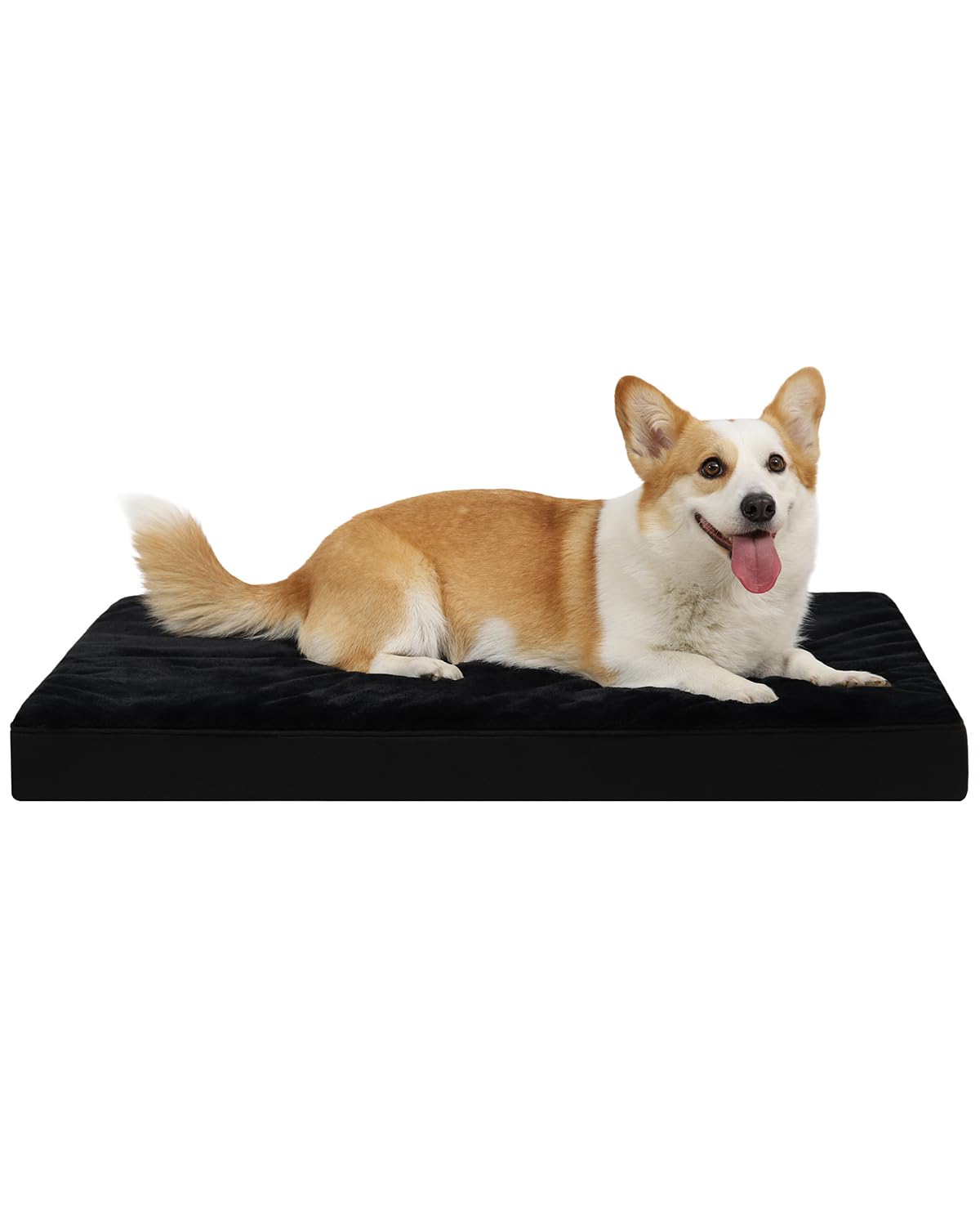 KSIIA Orthopedic Dog Bed with egg crate foam for joint support and comfort