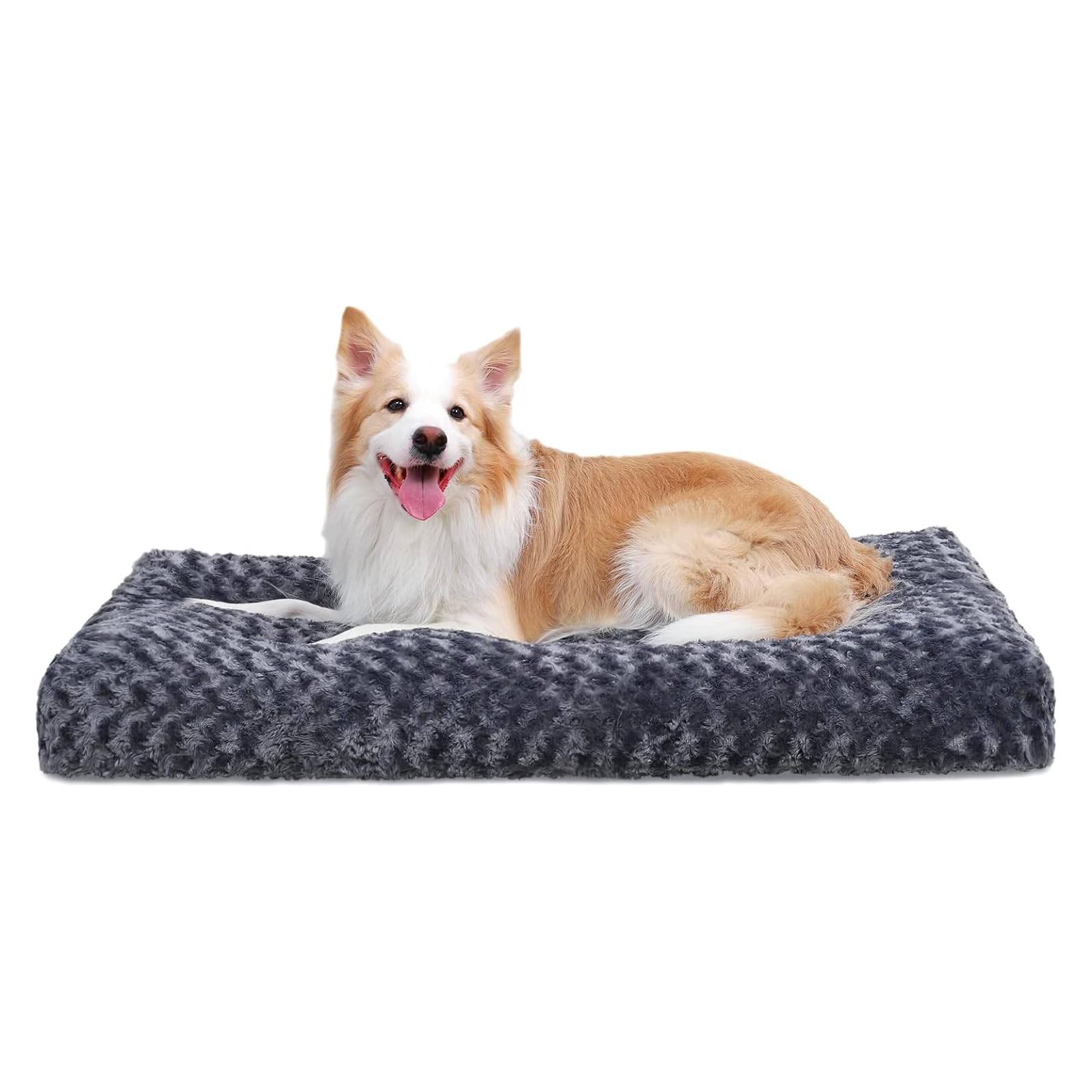 KSIIA Washable Dog Bed Deluxe Plush provides luxurious padding for cozy, secure rest.