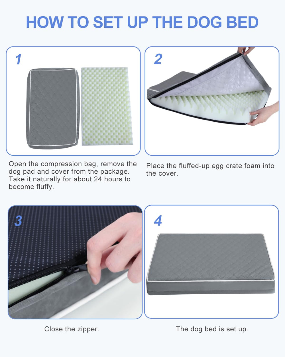 KSIIA plush sleeping surface feels soft and inviting.