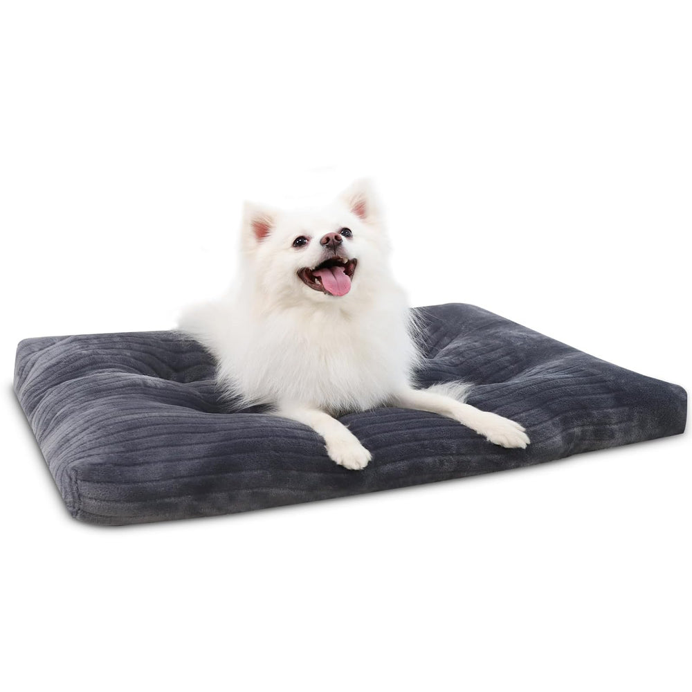 KSIIA dog crate bed front view showing easy washing and cozy space.