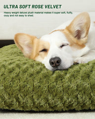 KSIIA kennel pad with non-slip bottom stays steady in crates during use.