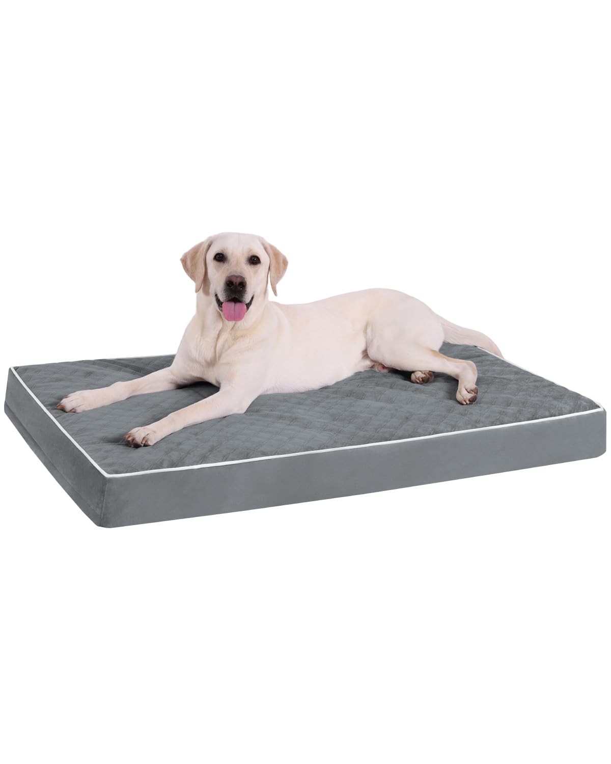 KSIIA large dog bed with crate-ready waterproof cover for dry, hygienic rest.